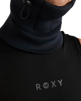 The Roxy Swell Series Natural 2mm Hooded Wetsuit Vest in Black