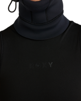 The Roxy Swell Series Natural 2mm Hooded Wetsuit Vest in Black