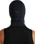 The Roxy Swell Series Natural 2mm Hooded Wetsuit Vest in Black