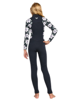 Girls Swell 4/3mm Chest Zip Wetsuit in Pacific