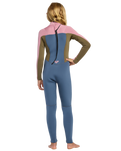 Girls Prologue+ 4/3mm Back Zip Wetsuit in Ash