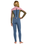 Girls Prologue+ 4/3mm Back Zip Wetsuit in Ash