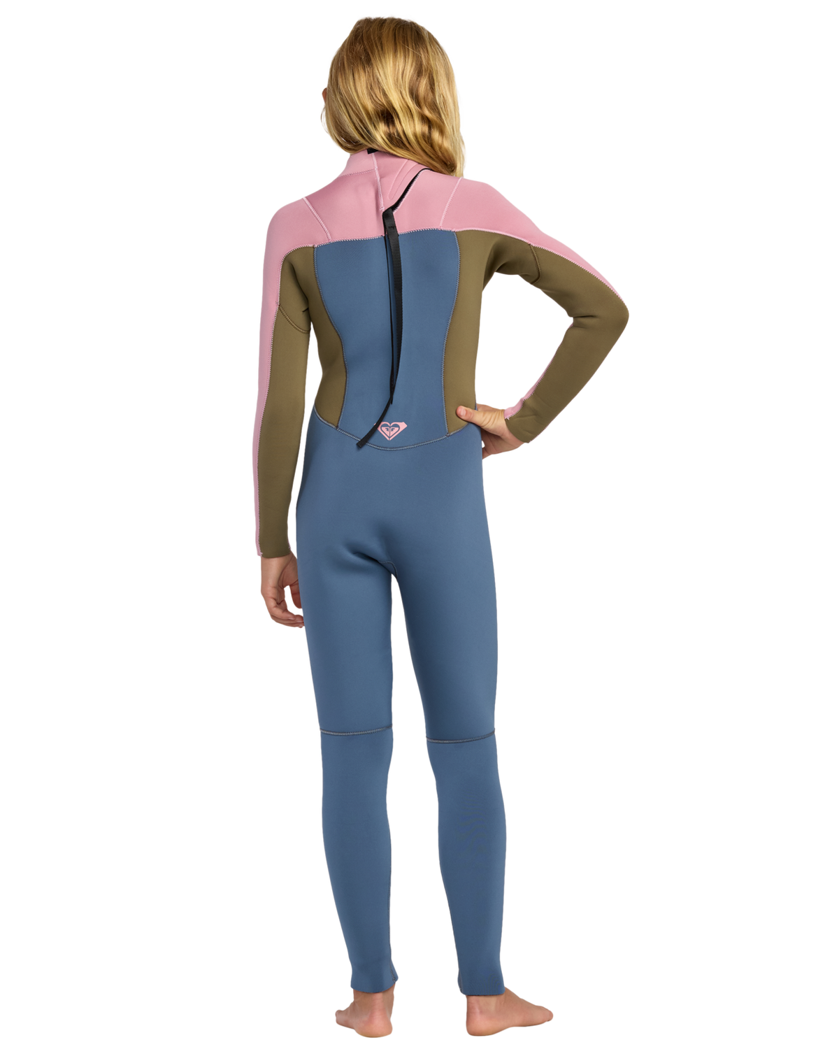 Girls Prologue+ 4/3mm Back Zip Wetsuit in Ash