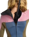 Girls Prologue+ 4/3mm Back Zip Wetsuit in Ash