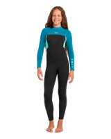 Girls Prologue+ 4/3mm Back Zip Wetsuit in Baltic