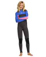The Roxy Girls Prologue+ 5/4mm Wetsuit Back Zip in Cobalt
