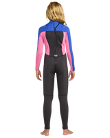 The Roxy Girls Prologue+ 5/4mm Wetsuit Back Zip in Cobalt