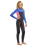 The Roxy Girls Prologue+ 5/4mm Wetsuit Back Zip in Cobalt
