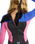 The Roxy Girls Prologue+ 5/4mm Wetsuit Back Zip in Cobalt