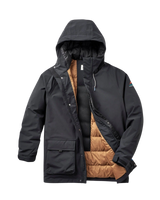 Baltic Insulated Parka Jacket in Black
