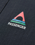 The Passenger Mens Roamer Lite Softshell Jacket in Black & Khaki