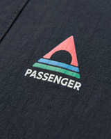 The Passenger Mens Roamer Lite Softshell Jacket in Black & Khaki