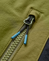 The Passenger Mens Roamer Lite Softshell Jacket in Black & Khaki