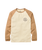 Laidback Raglan Long Sleeve T-Shirt in Birch & Toffee