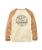 Laidback Raglan Long Sleeve T-Shirt in Birch & Toffee