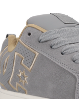 Court Graffik Shoes in Grey, Tan & Off White