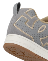 Court Graffik Shoes in Grey, Tan & Off White