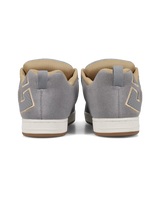 Court Graffik Shoes in Grey, Tan & Off White