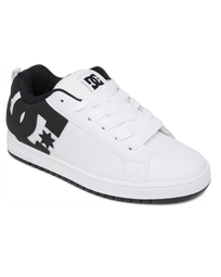 Court Graffik Shoes in White & Black
