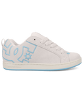 The DC Shoes Womens Court Graffik Shoes in Off White