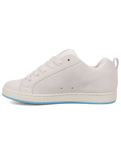 The DC Shoes Womens Court Graffik Shoes in Off White