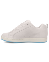 The DC Shoes Womens Court Graffik Shoes in Off White
