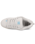 The DC Shoes Womens Court Graffik Shoes in Off White