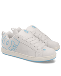 The DC Shoes Womens Court Graffik Shoes in Off White