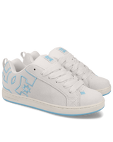 The DC Shoes Womens Court Graffik Shoes in Off White