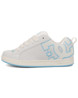 The DC Shoes Womens Court Graffik Shoes in Off White