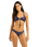 The Seafolly Womens Belle Multi Fit Longline Tir Bra Bikini Top in Blue Indigo