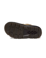 The Dr Martens Womens Zebzag Suede Casual Slingback Platform Mules in Savannah Tan