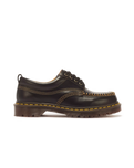 Lowell Leather Moc Toe Shoes in Black