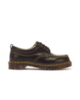 Lowell Leather Moc Toe Shoes in Black