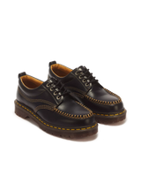 Lowell Leather Moc Toe Shoes in Black