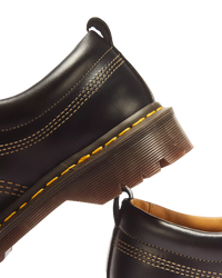 Lowell Leather Moc Toe Shoes in Black