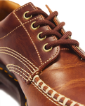 Lowell Leather Moc Toe Shoes in Butterscotch