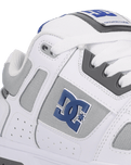Stag Shoes in White, Blue & Grey