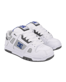 Stag Shoes in White, Blue & Grey