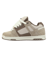 Stag Shoes in Taupe & Off White