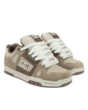 Stag Shoes in Taupe & Off White