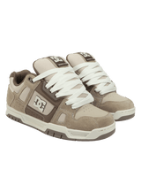 Stag Shoes in Taupe & Off White