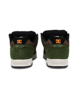 The DC Shoes Mens Stag Shoes in Olive & Off White