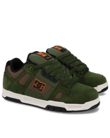The DC Shoes Mens Stag Shoes in Olive & Off White