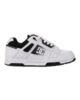 The DC Shoes Mens Stag Shoes in Black & White Fade