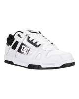 The DC Shoes Mens Stag Shoes in Black & White Fade
