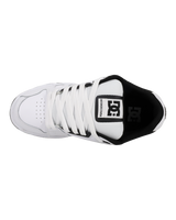 The DC Shoes Mens Stag Shoes in Black & White Fade
