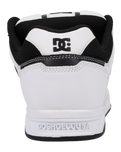 The DC Shoes Mens Stag Shoes in Black & White Fade