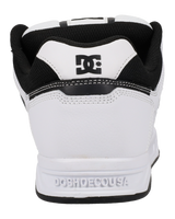 The DC Shoes Mens Stag Shoes in Black & White Fade