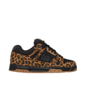 The DC Shoes Womens Stag Shoes in Cheetah & Black